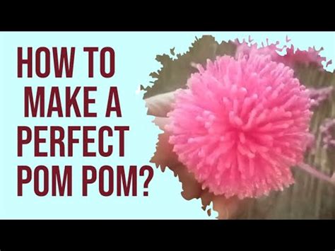 How To Make A Perfect Pom Pom Bia Crochet YouTube