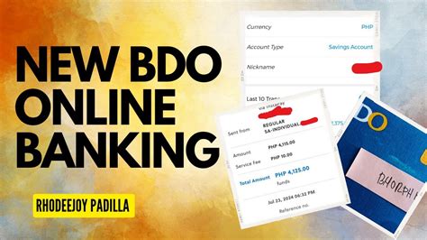 Using New BDO Online Banking App Old Bdo App Will Be Deactivated On 8