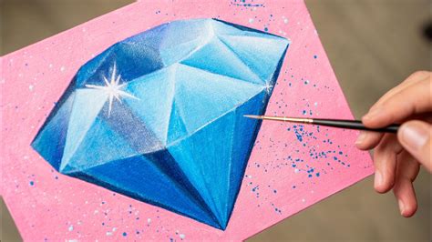 Diamond Acrylic Painting Homemade Illustration Youtube