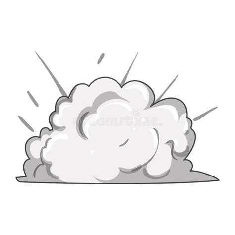 Abstract Smoke Cloud Cartoon Vector Illustration Stock Vector ...