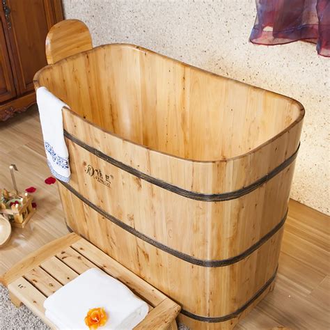 Wooden Barrel Portable Bathtub With Seat Japanese Bathtub Buy