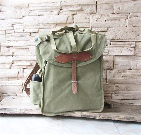 Military Canvas Backpacks IUCN Water