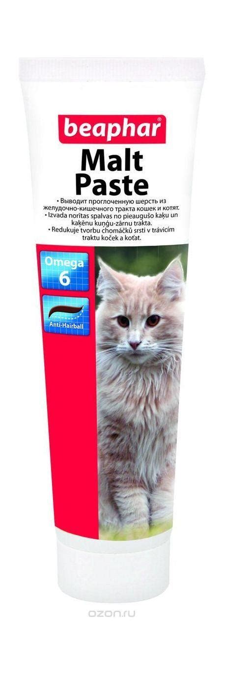 Beaphar Malt Paste - Мальт Паста для выведения шерсти из желудка у ...