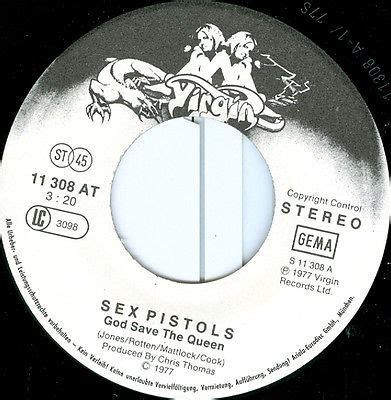 Popsike Sex Pistols German God Save The Queen The Mis Spelling Of Mattlock Very Rare