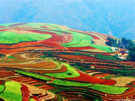 Yunnan China Colorful Landscape Yunnan China Travel