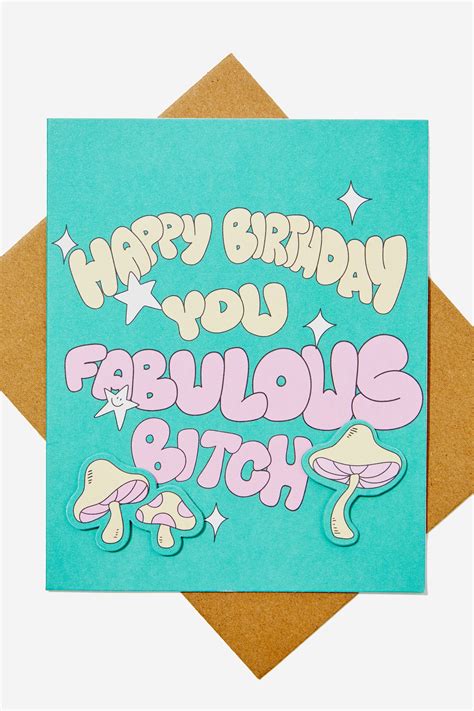 Premium Funny Birthday Card Stationery Backpacks And Homewares Typo