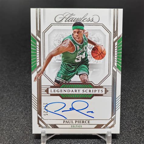 【浩行拍卖 截标预付75】2022 23 Panini Flawless Paul Pierce 手提 凯尔特人 保罗 皮尔斯 真理 签字