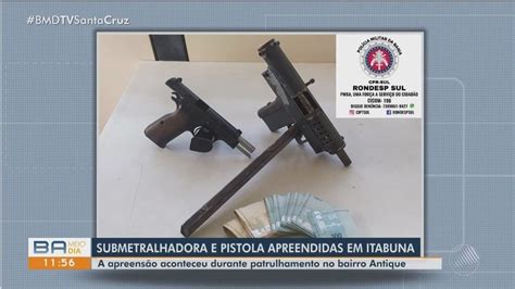 Suspeito De Tr Fico De Drogas Preso Submetralhadora E R Mil Na