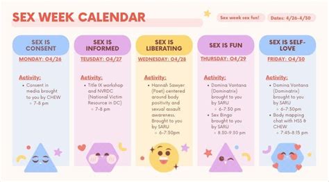 Sga And Saru Host Annual Sex Week To Promote Sexual Health And Consent