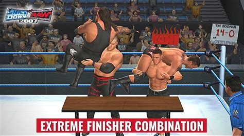 Extreme Finisher Combination Of Wwe Smackdown Vs Raw Youtube