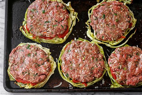 Oven-baked Cabbage Burgers Recipe – Beef Burgers and Cabbage Recipe — Eatwell101