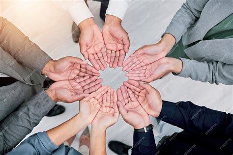 Premium Photo Hands Diversity Circle And Business People Together In