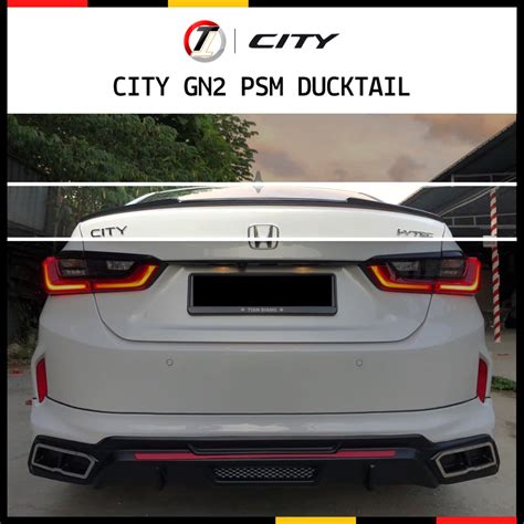 HONDA CITY 2020 GN2 PSM Ducktail Spoiler Honda City GN2 Paint Honda