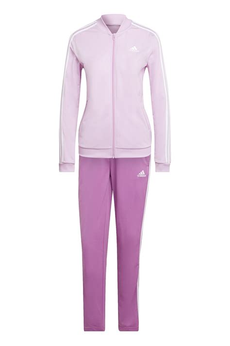 adidas Sportswear, Спортен екип Essentials с цип и джобове, Лилав, 2XS ...