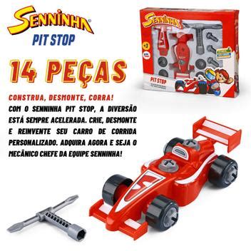 Kit Senninha E Pe As Scuderia E Pit Stop Kit Mec Nico Brinquedo