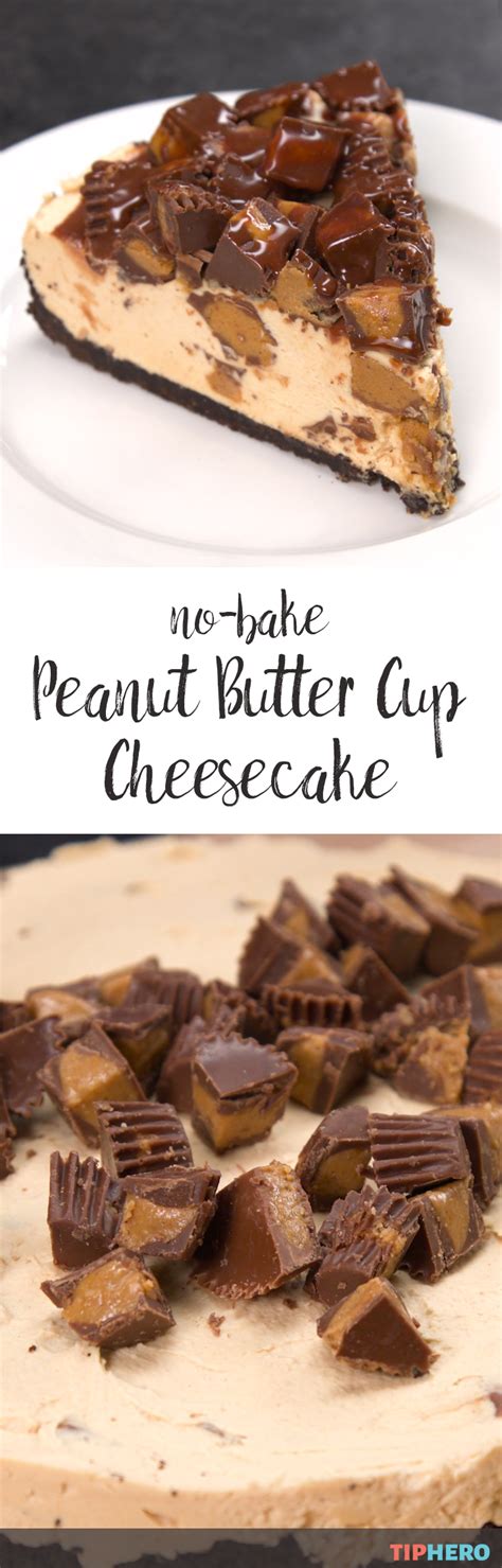 No Bake Peanut Butter Cup Cheesecake Recipe Baking Peanut Butter