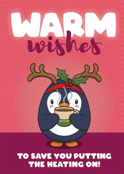 Warm Wishes Christmas Card | Moonpig