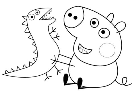 Peppa Pig 43961 Cartoons Free Printable Coloring Pages