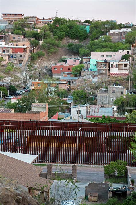 Us Mexico Border Fence Photograph By Jim Westscience Photo Library