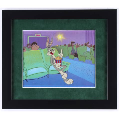 Bugs Bunny 13x15 Custom Framed Animation Serigraph Cel Pristine Auction