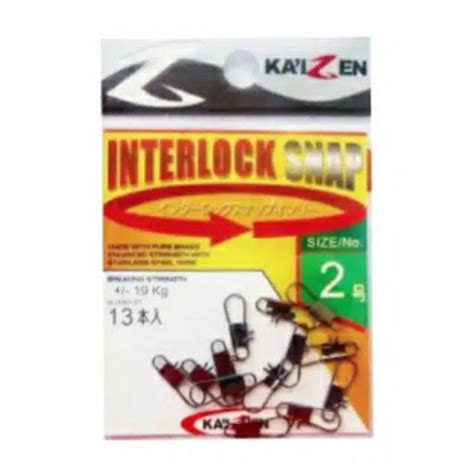 Jual Peniti Kaizen INTERLOCK SNAP Rangkaian Pancing Shopee Indonesia