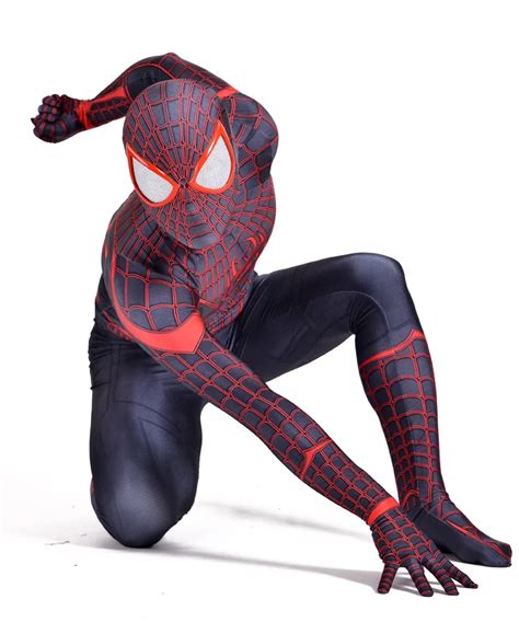 Homem Aranha Trajes De Super Her Is Impressionante Milhas Morales Lycar