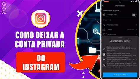 Como Deixar A Conta Do Instagram Privada 2024 YouTube