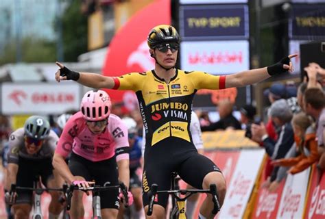 Tour de Pologne Olav Kooij remporte la 4e étape Van den Berg 2e