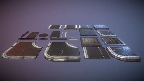 Sci Fi Floors Kit 1 Deep3dsea