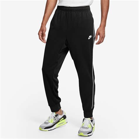 Nike Sportswear Repeat Pk Jogger Blackwhite Bottoms Mens