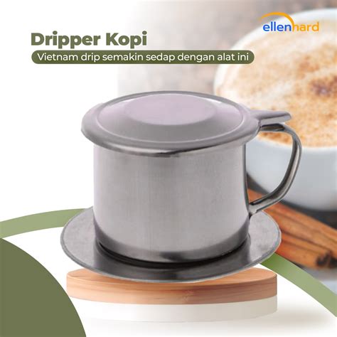 Jual Vietnam Drip Coffee Dripper Saringan Filter Kopi V Stainless