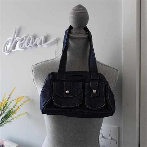 Women S Blue And Navy Bag Depop