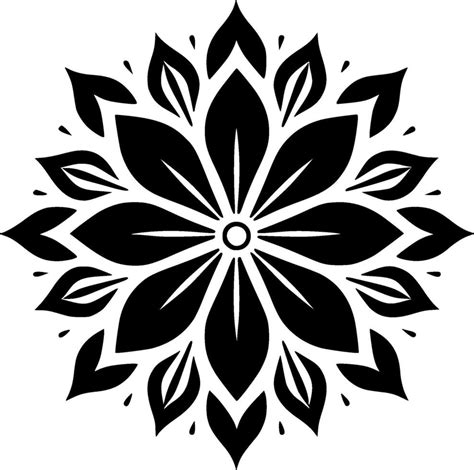 Mandala Black And White Illustration 42885827 Vector Art At Vecteezy