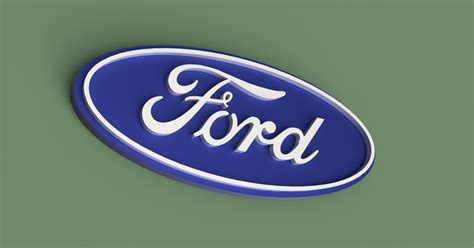 Ford Logo D Model By D Logoman Lupon Gov Ph