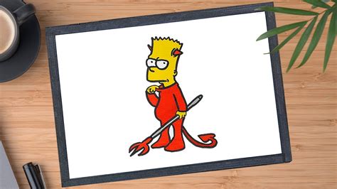 Bart Simpson Is A Devil And I Drew It Very Easy Youtube