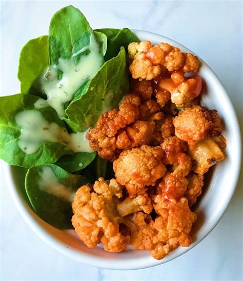 Crispy Buffalo Cauliflower Bites The Dish On Healthy Healthy Superbowl Snacks Buffalo