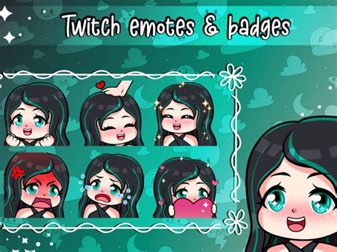 Custom Chibi Twitch Emotes And Sub Badges In 24 Hrs Upwork