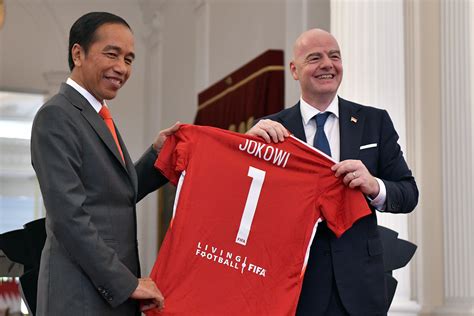 Begini Hasil Pertemuan Presiden Ri Dengan Presiden Fifa