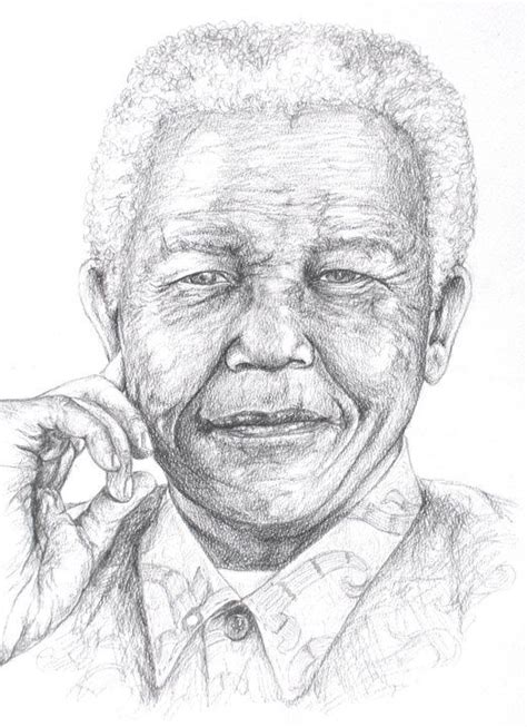 Nelson Mandela Drawing Nelson Mandela Coloring Page Dekorisori