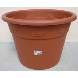 Vaso In Plastica Plastecnic Corinto Terracotta Cm Agraria Comand