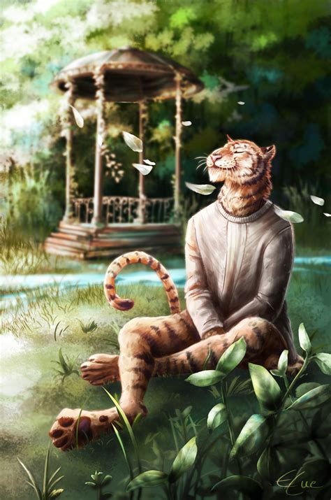 ArtStation - Anthro tiger, ElueTime