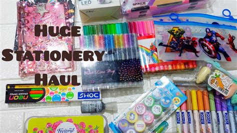 Huge Stationery Haul Starting Back To School Cute Aesthetic Items