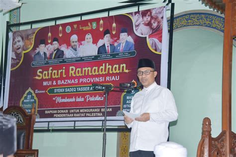 Bupati Kasmarni Sambut Baik Safari Ramadhan MUI Dan Baznas Riau Dalam