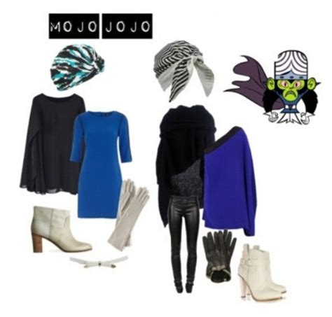 Mojo Jojo Fancy Dress Costume Nerd Fashion Character Inspired