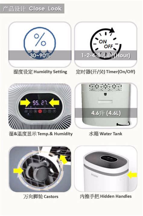 Buy Wholesale Taiwan Wae Smart Dehumidifier With Wifi And App Iot 25~35 Liter Water Removal 4 8l