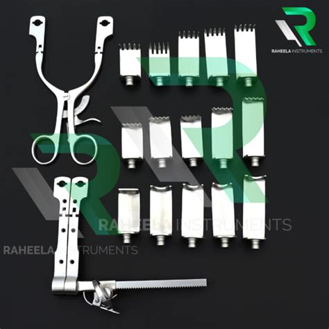 Neuro Spine Caspar Cervical Retractor Complete Set Raheela Instruments