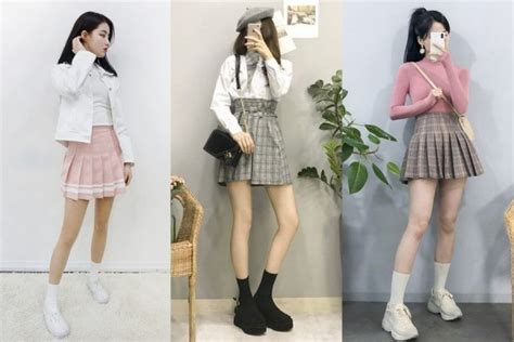 Ide Padu Padan School Girl Style Ala Korea Super Modis Cute