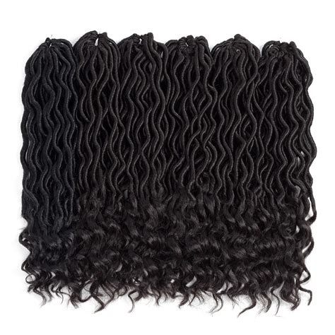 Buy Lihui Goddess Locs Crochet Hair For Black Women Inch Curly Faux