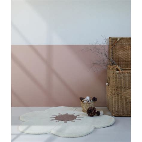 Tapis Enfant Fleur Daisy Tapis Rond Pas Cher