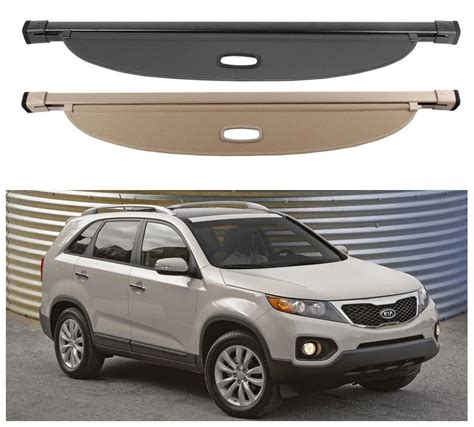 For Kia Sorento Rear Trunk Cargo Cover Security